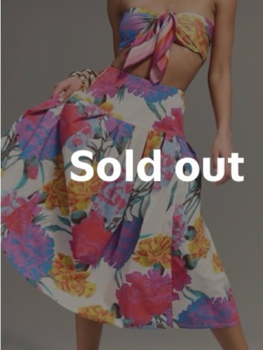 Christopher John Rogers x Old Navy floral skirt small